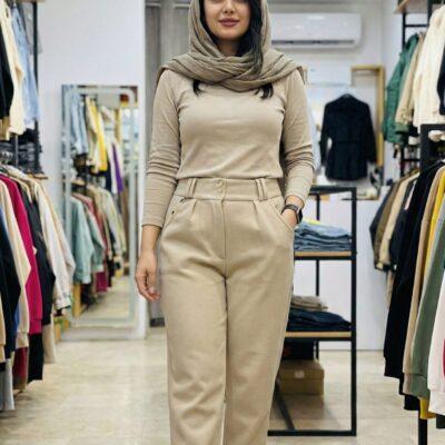 شلوار فوتر مام زنانه
