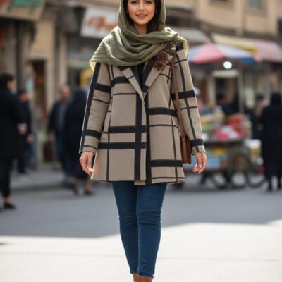 کت فوتر یقه انگلیسی