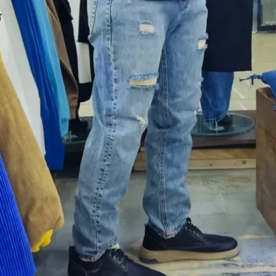 شلوار مام زاپ دار